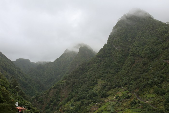 Mist covered mountains, a very common sight